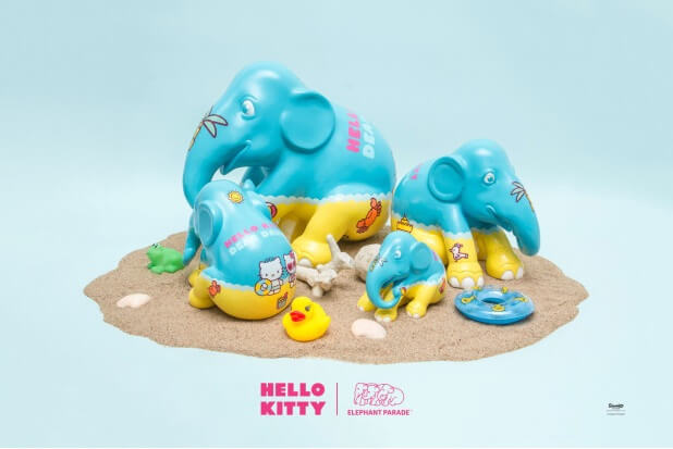 Hello kitty elephant parade